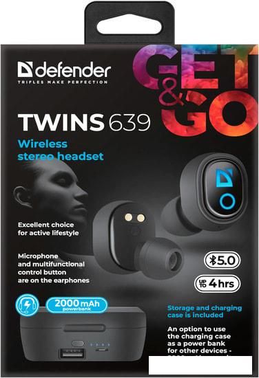 Наушники Defender Twins 639