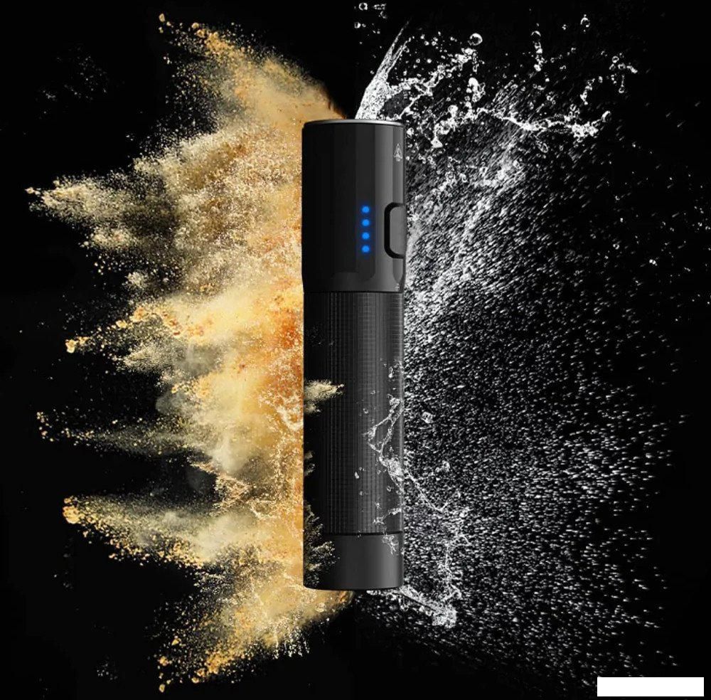 Фонарь NexTool Outdoor Strong Light Small Straight Flashlight (черный)