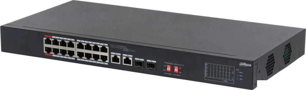 Неуправляемый коммутатор Dahua S3218-16ET-240