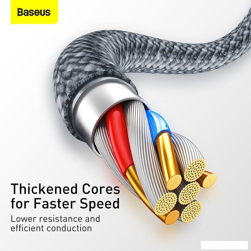 Кабель Baseus Dynamic Series USB Type-A - Lightning (1 м, серый)