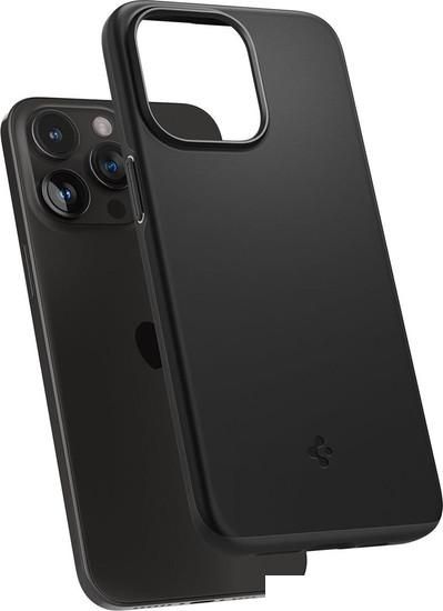 Чехол для телефона Spigen Thin Fit для iPhone 15 Pro Max ACS06544 (черный)