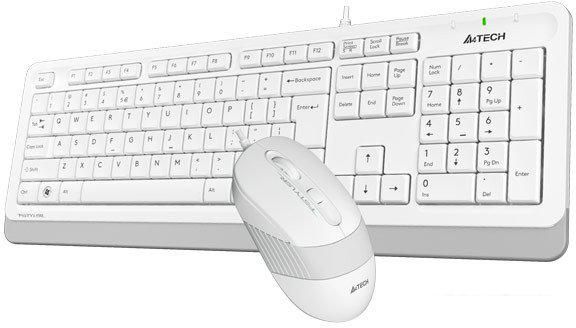 Офисный набор A4Tech Fstyler F1010 (белый/серый)