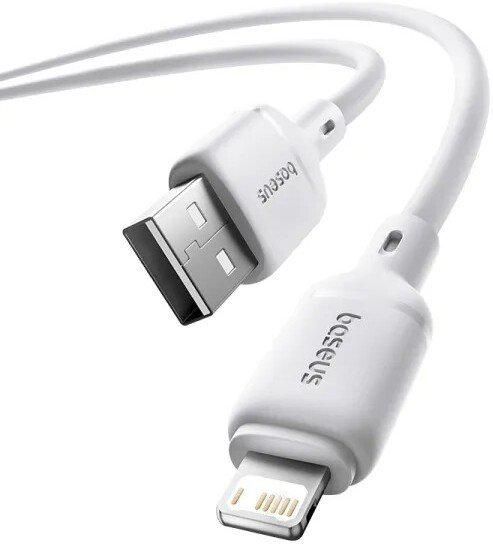 Кабель Baseus Silky Series Fast Charging Cable USB Type-A - Lightning (2 м, белый)