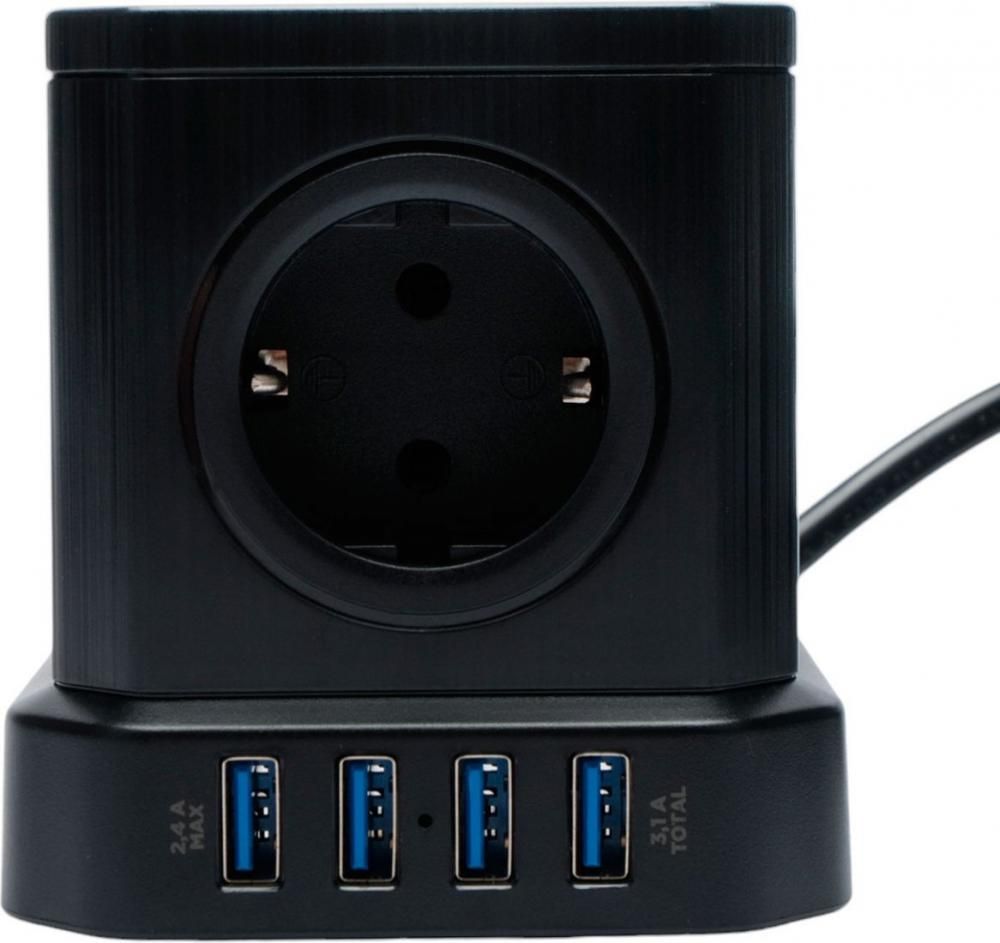Сетевой фильтр Cablexpert TWR-5-U4-B-2