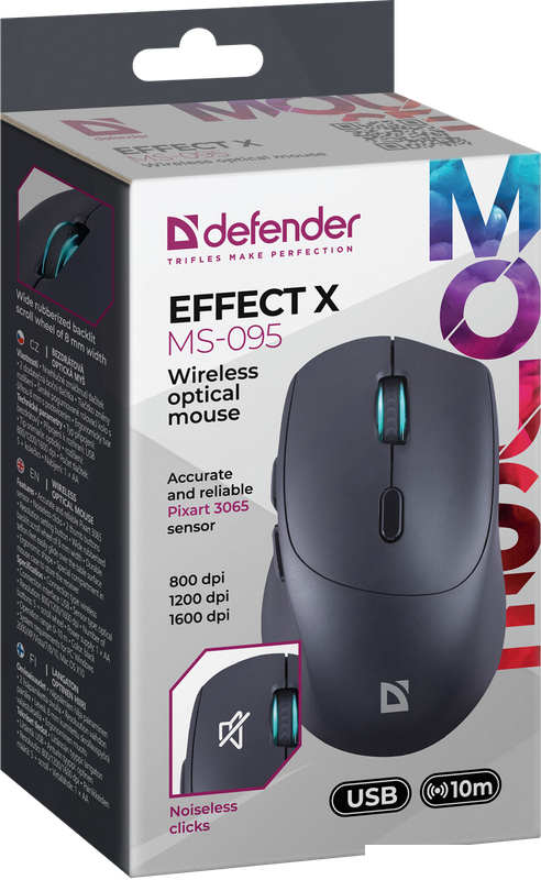 Игровая мышь Defender Effect X MS-095