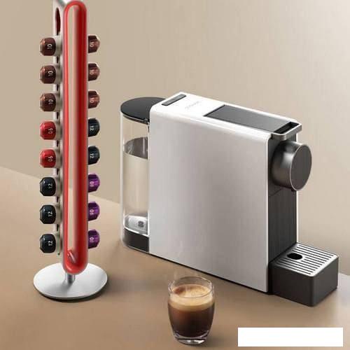 Капсульная кофеварка Scishare Capsule Coffee Machine Mini S1201 (с переходником на евровилку, серый)