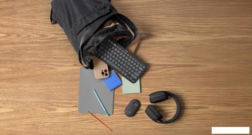 Мышь Logitech M350S Pebble 2 (графит)