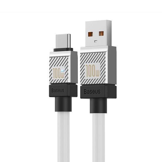 Кабель Baseus CoolPlay Series Fast Charging Data Cable 100W USB Type-A - USB Type-C (1 м, белый)