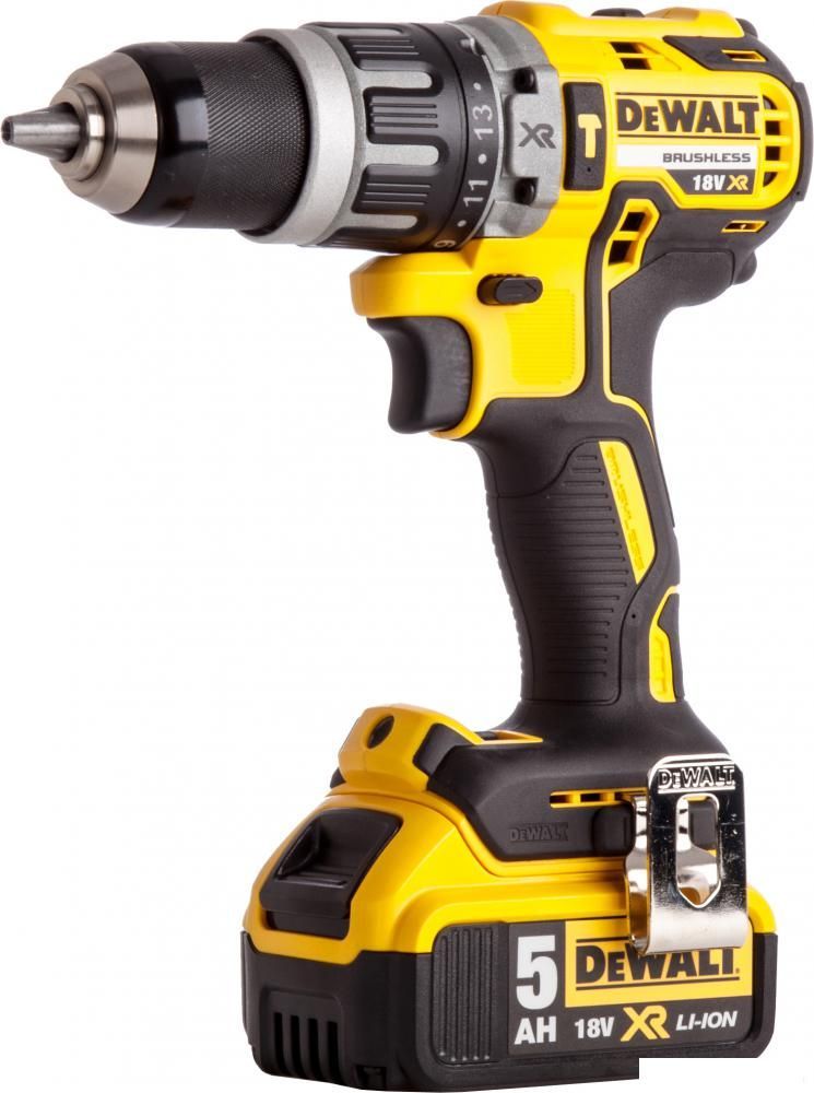 Ударная дрель-шуруповерт DeWalt DCD796P2 (с 2-мя АКБ 5 Ah)