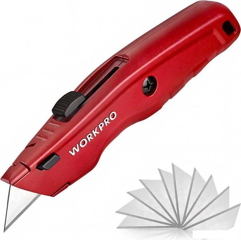 Нож строительный Workpro WP213017