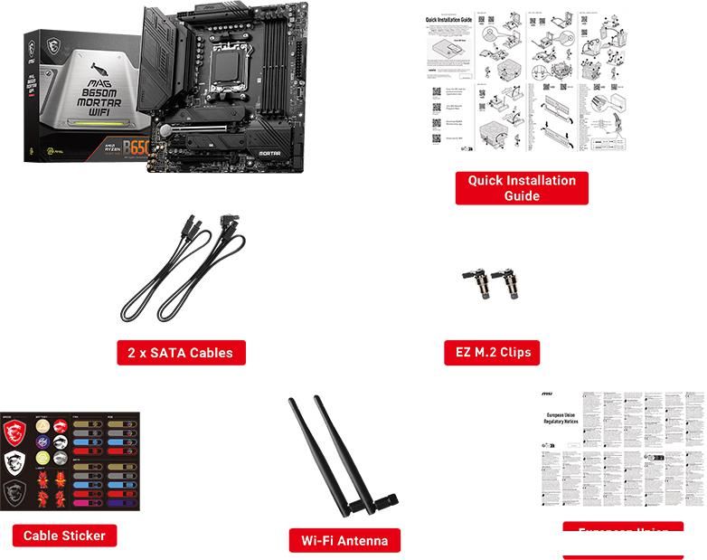 Материнская плата MSI MAG B650M Mortar WiFi