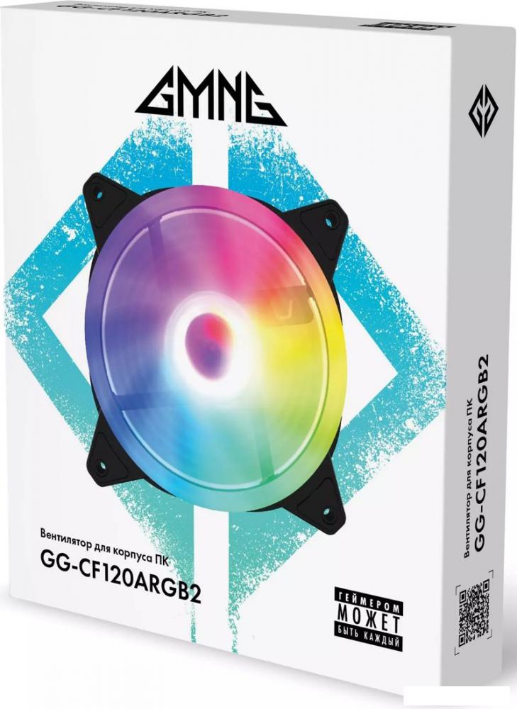 Вентилятор для корпуса GMNG GG-CF120ARGB2-PWMBK