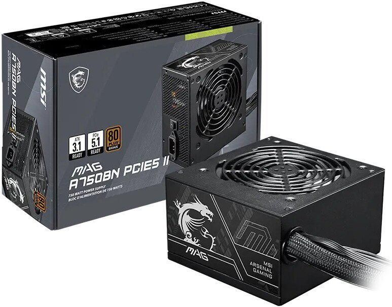 Блок питания MSI MAG A750BN PCIE5 II