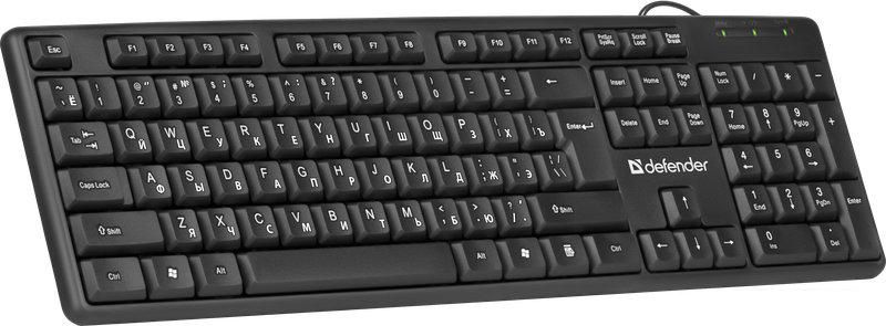Клавиатура Defender Element HB-520 USB (черный)