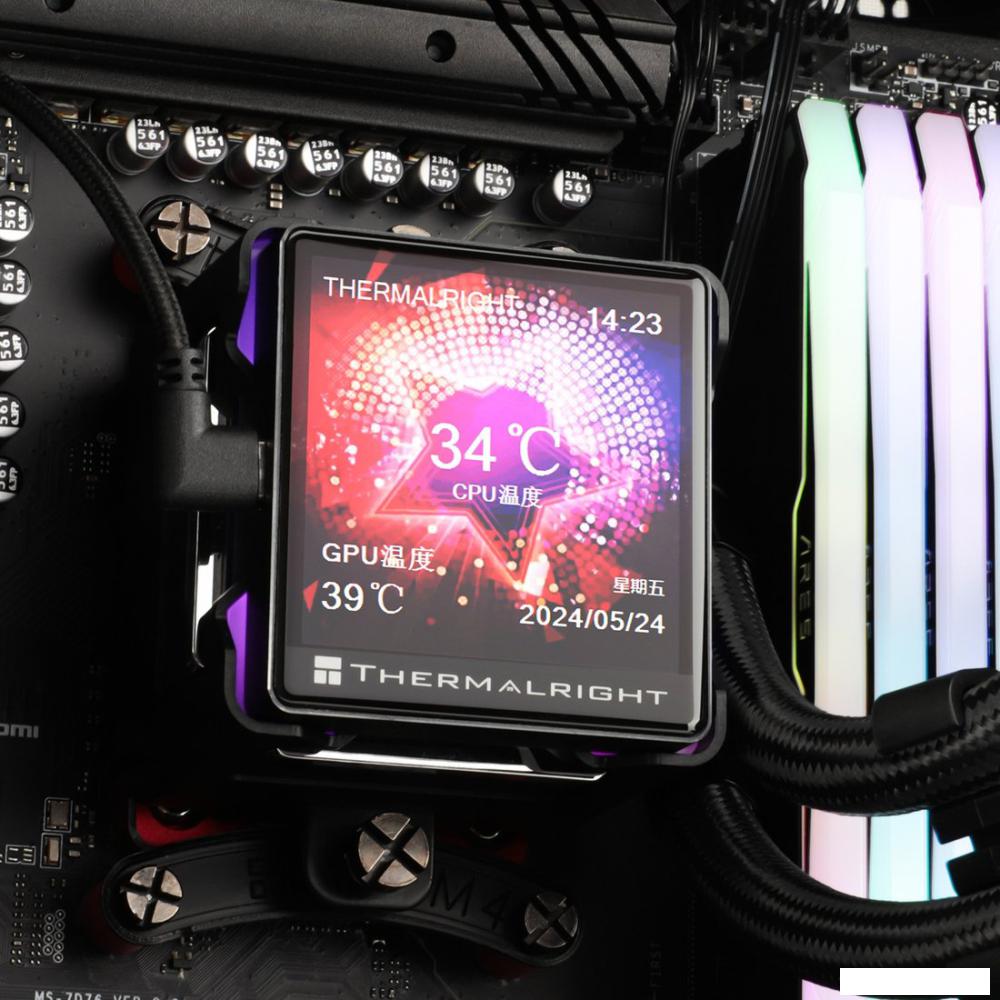 Система жидкостного охлаждения для процессора Thermalright Elite Vision 360 ARGB (черный)