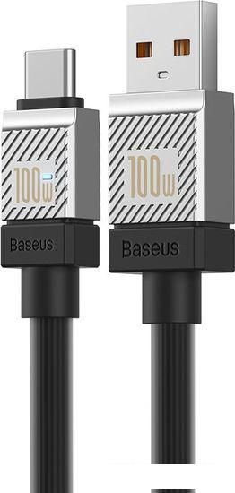 Кабель Baseus CoolPlay Series USB Type-A - USB Type-C (1 м, черный)
