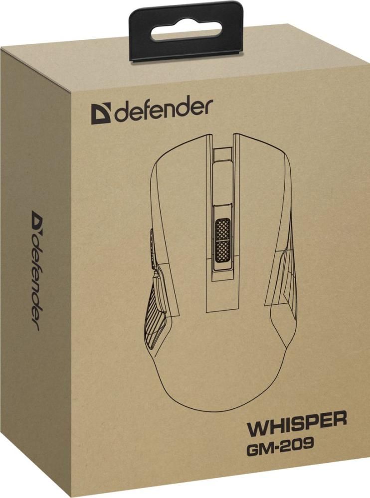 Игровая мышь Defender Whisper GM-209 (черный)