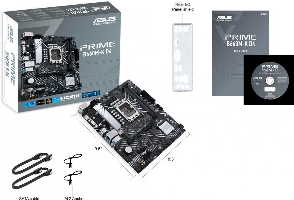 Материнская плата ASUS Prime B660M-K D4