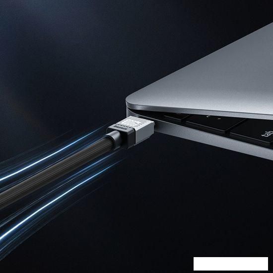 Кабель Baseus CoolPlay Series USB Type-A - USB Type-C (1 м, черный)