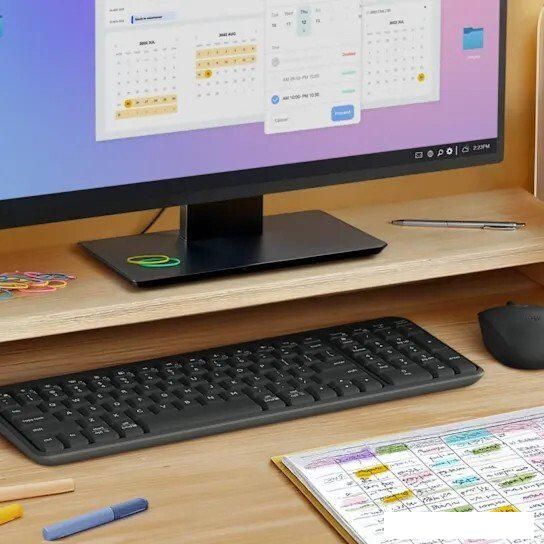 Клавиатура Logitech K251 Compact Bluetooth Wireless Keyboard 920-013363 (графитовый, с гравировкой)
