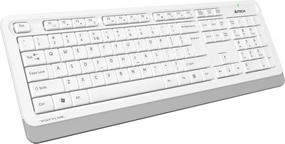Офисный набор A4Tech Fstyler FG1010S (белый/серый)