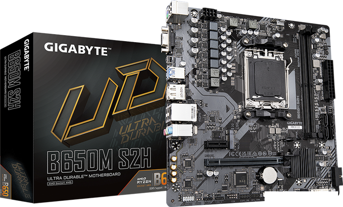 Материнская плата Gigabyte B650M S2H (rev. 1.0)