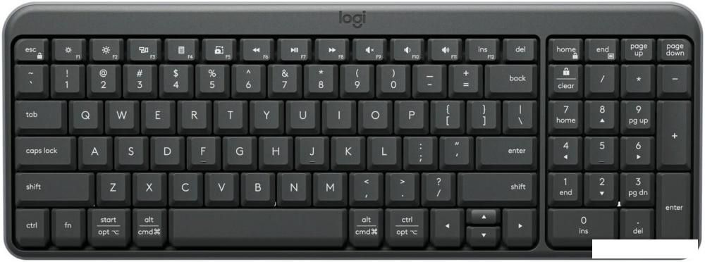 Клавиатура Logitech K250 Compact Bluetooth Wireless Keyboard 920-013452 (графит)