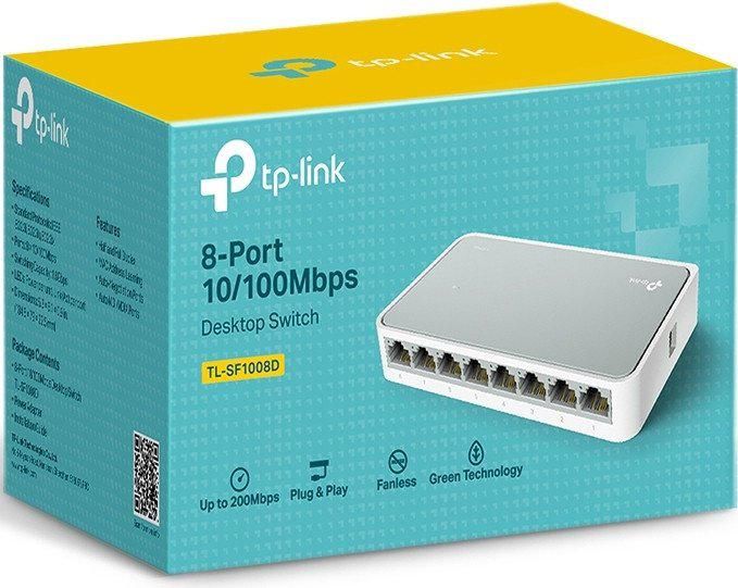 Неуправляемый коммутатор TP-Link TL-SF1008D
