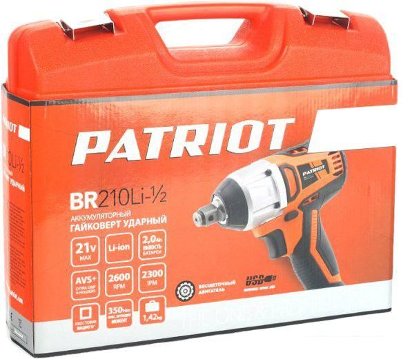 Гайковерт Patriot BR 210Li 1/2