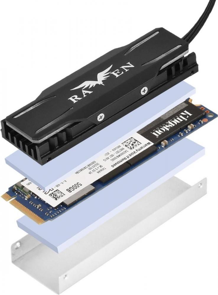 Радиатор для SSD SilverStone TP03-ARGB