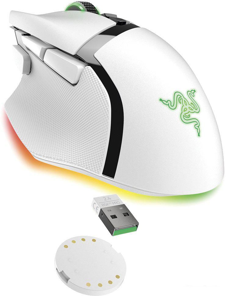 Игровая мышь Razer Basilisk V3 Pro Mercury White