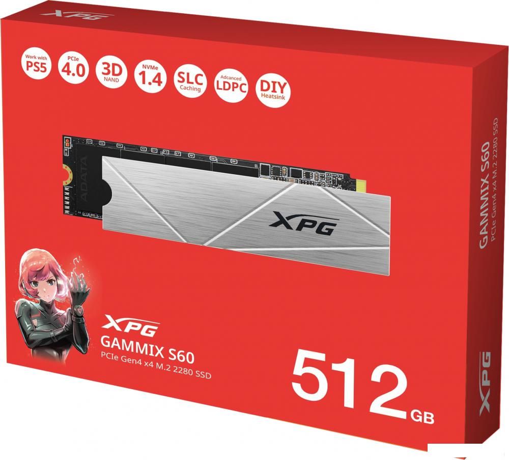 SSD ADATA XPG Gammix S60 Blade 512GB AGAMMIXS60-512G-CS