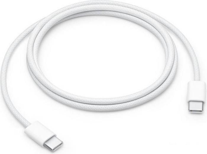 Кабель Apple USB 2.0 Type-C - USB 2.0 Type-C 60W (1 м, в оплетке, белый)