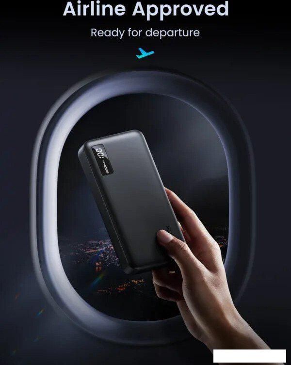 Внешний аккумулятор Ugreen PB312 20000mAh (черный)