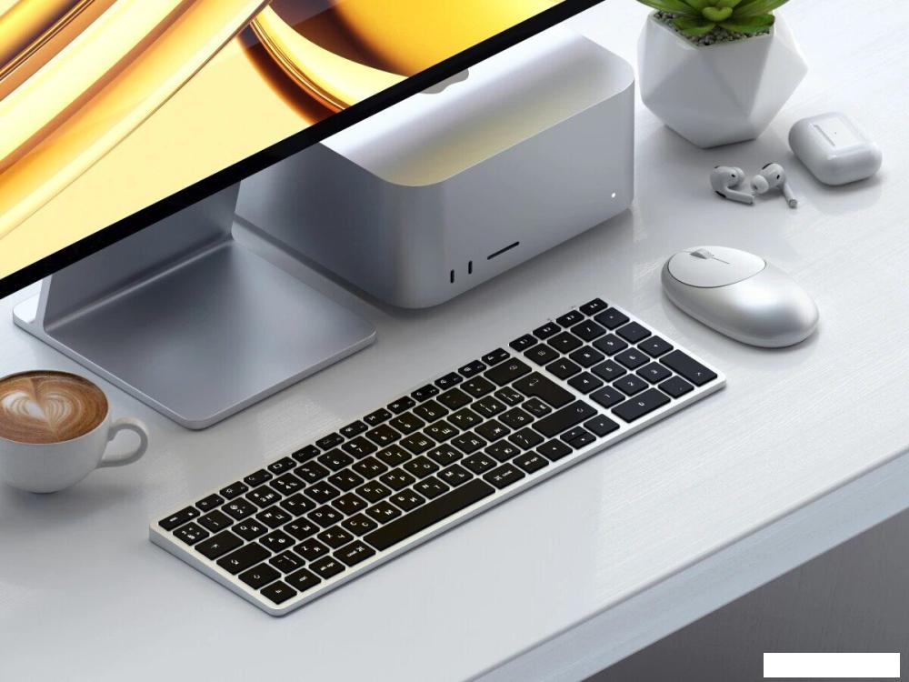 Клавиатура Satechi Slim X2 (серебристый)