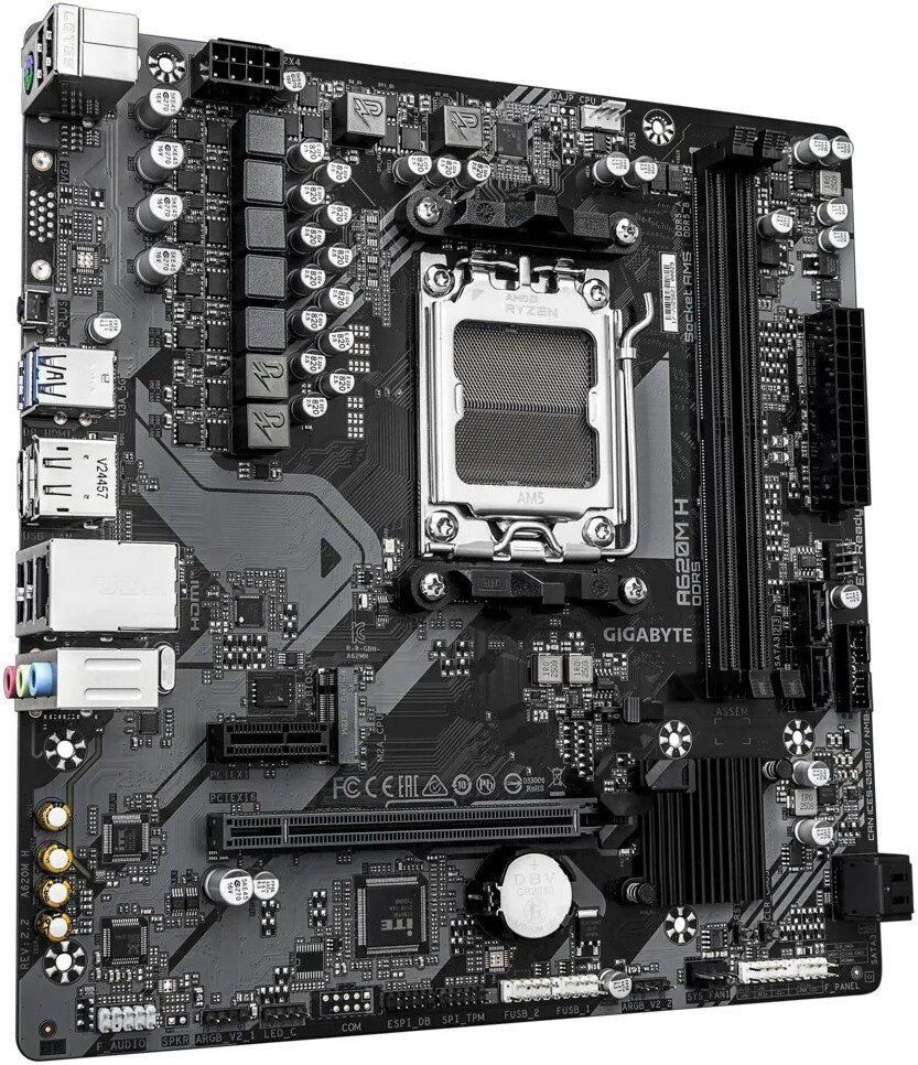 Материнская плата Gigabyte A620M H (rev. 2.2)