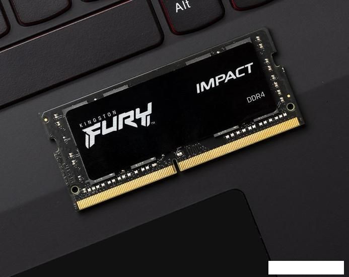 Оперативная память Kingston FURY Impact 16GB DDR4 SODIMM PC4-25600 KF432S20IB/16