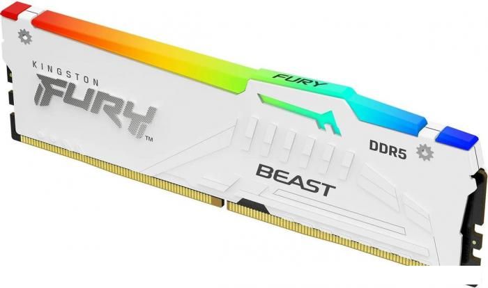 Оперативная память Kingston FURY Beast RGB 16ГБ DDR5 5600 МГц KF556C40BWA-16