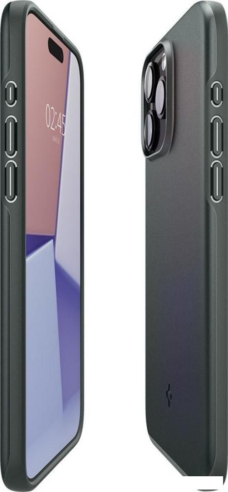 Чехол для телефона Spigen Thin Fit для iPhone 15 Pro Max ACS06548 (зеленый)