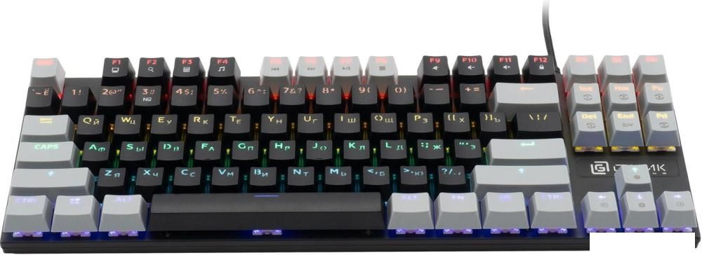 Клавиатура Оклик K600X (черный/серый)