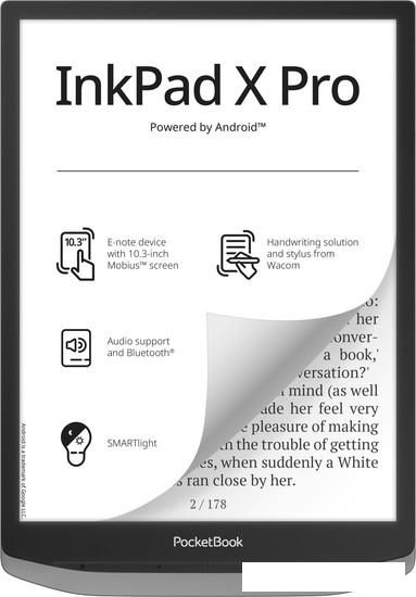 Электронная книга PocketBook InkPad X Pro Mist Grey