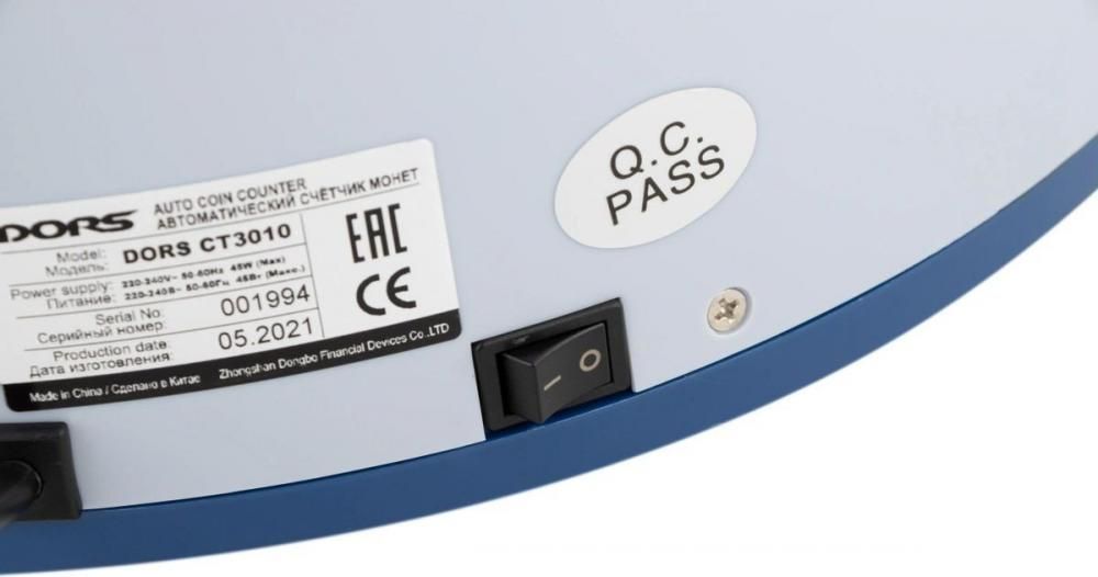 Счетчики банкнот и монет DORS CT3010 SYS-040145