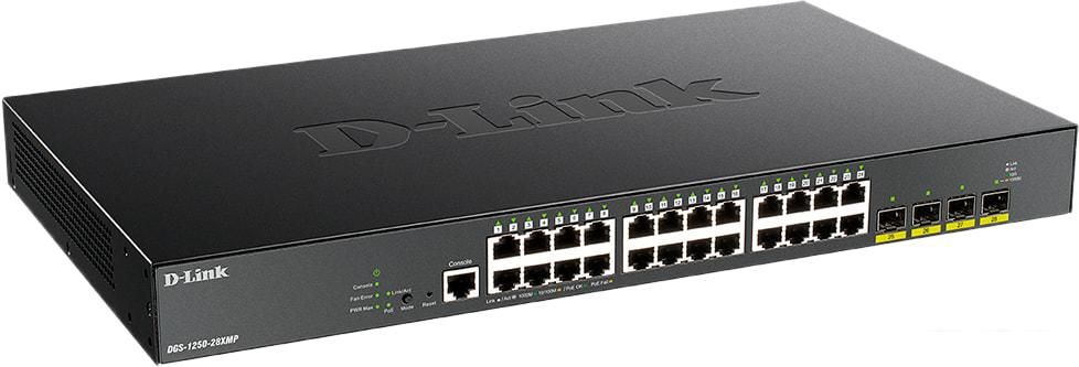 Управляемый коммутатор 2-го уровня D-Link DGS-1250-28XMP/A1A