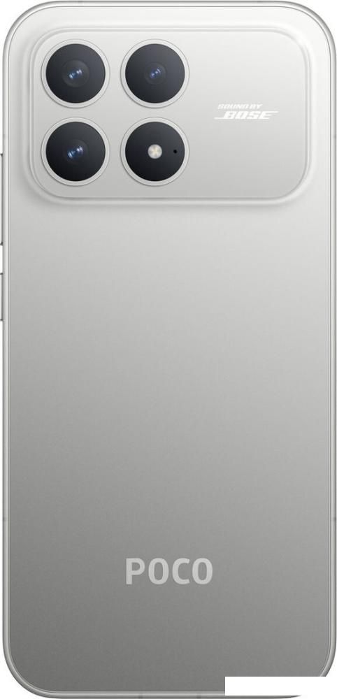 Телефон POCO F8 Pro 12GB/256GB международная версия (серебристый)