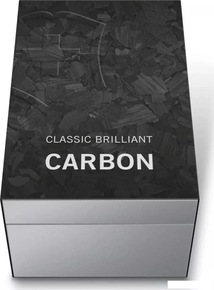 Мультитул Victorinox Classic Brilliant Carbon 0.6221.90 (черный/серебристый)