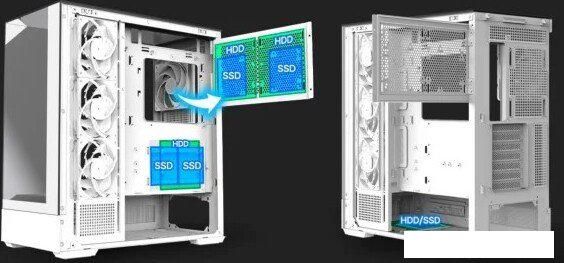 Корпус Zalman P40 Prism Plus (белый)