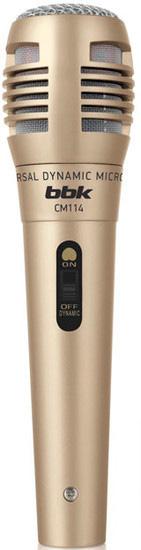 Проводной микрофон BBK CM114 (черный)
