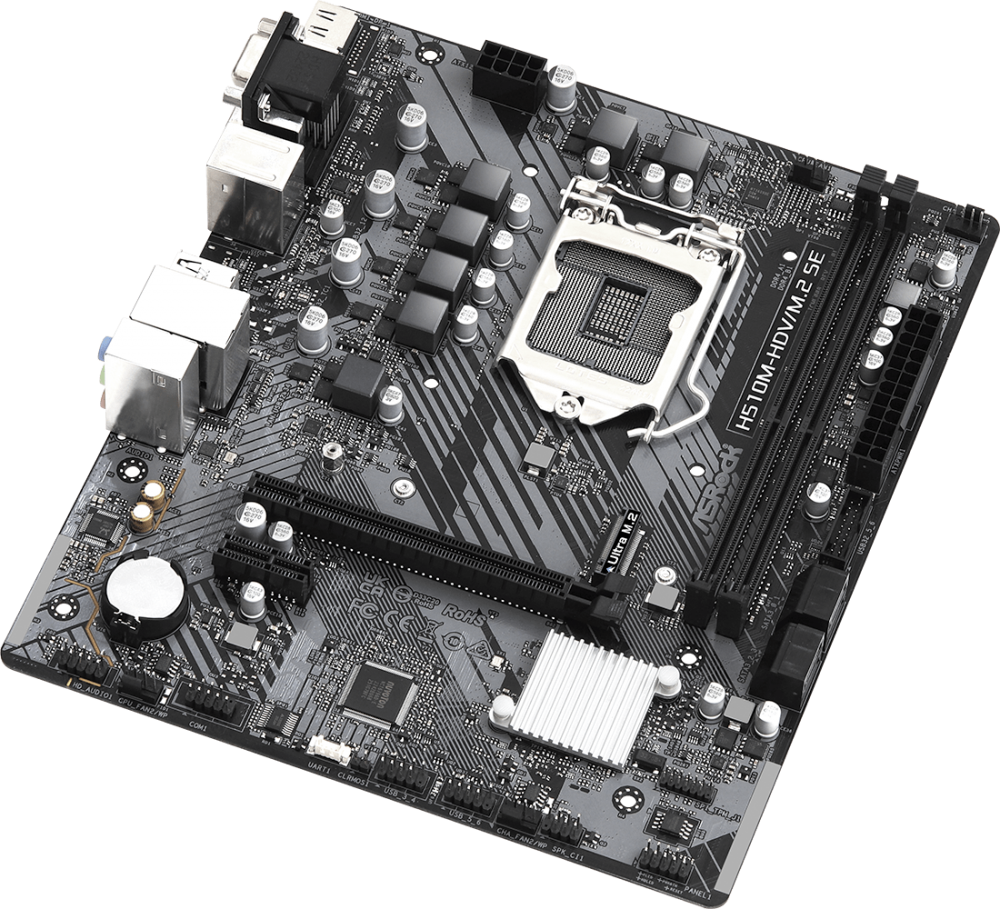 Материнские платы ASRock H510M-HDV/M.2 SE