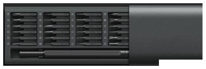 Набор отвертка с битами Xiaomi Mi Precision Screwdriver Kit MJJXLSD002QW (25 предметов)