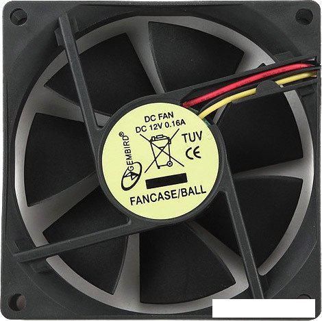 Вентилятор для корпуса Gembird FANCASE/BALL-3100